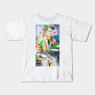 LORD ALFRED DOUGLAS watercolor portrait.2 Kids T-Shirt